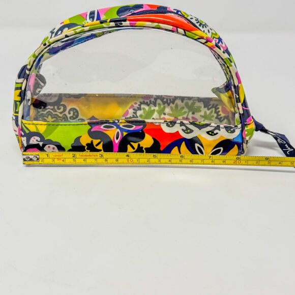 Vera Bradley Clear Cosmetic Bag Retired Rio Pattern - Picture 7 of 9